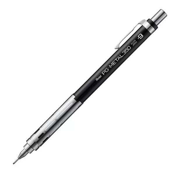 PG METAL 350 Mechanical Pencil - 0.5mm Drafting Pencil with Metal Body for Writing, Drawing & Sketching | Premium Quality for Students, Artists & Professionals | Ideal for Office, School & Art Studio Use