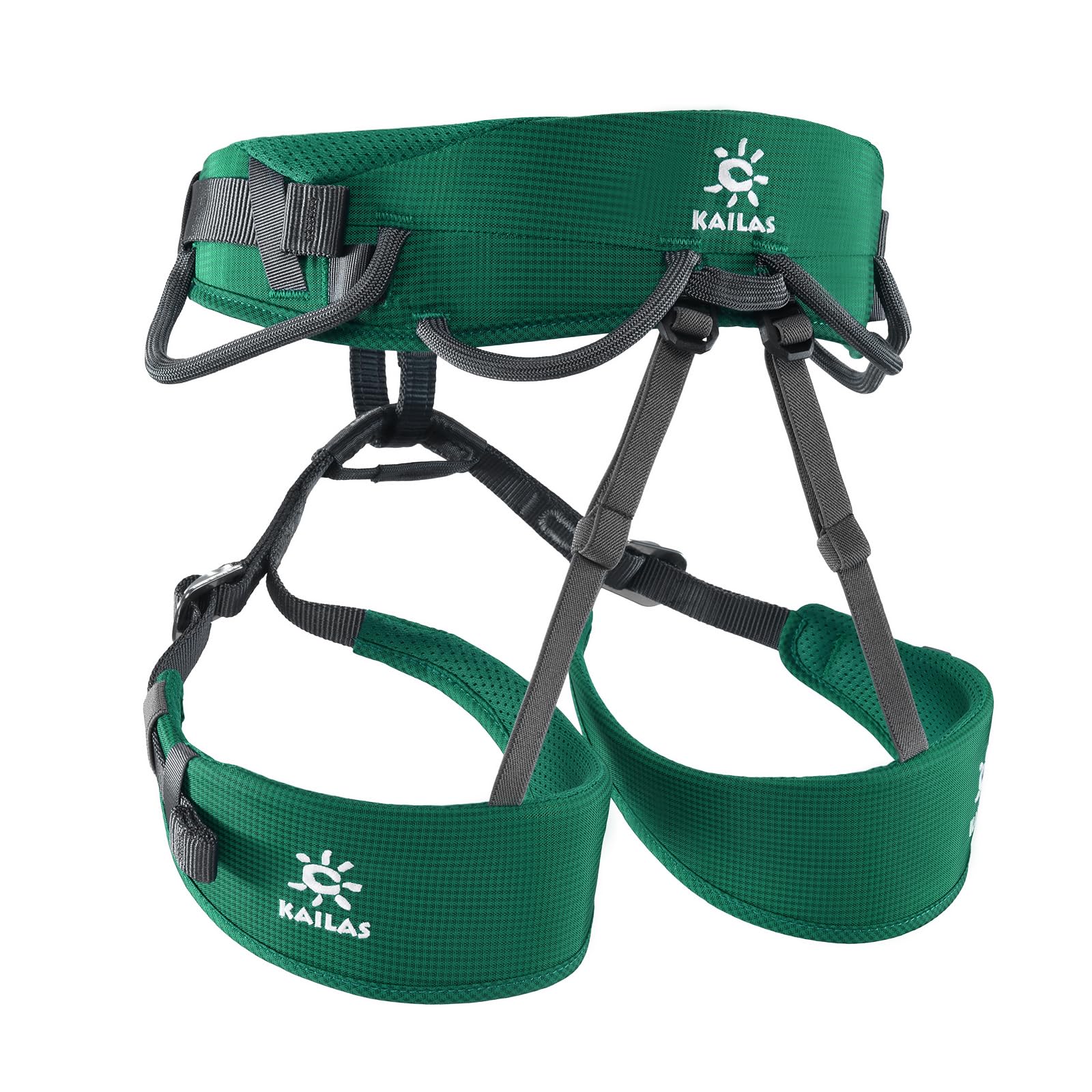 KAILAS B4 Adjustable Rock Climbing Harness - Roofing, Rescue Safety & Tree Climbing Gear with Spikes | Durable for Outdoor Adventures & Professional Use