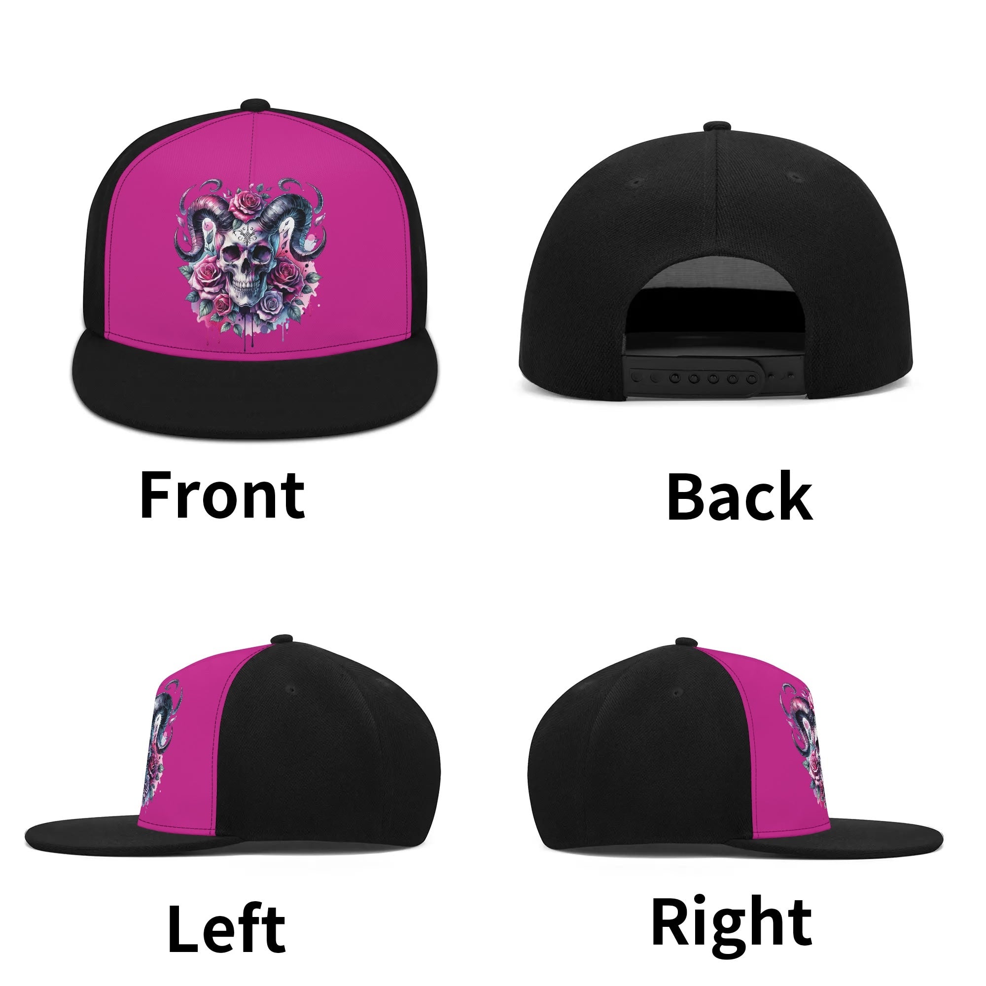 Gothic Skull Print Baseball Cap - Stylish Casual Hat for Men & Women | Perfect for Halloween, Cosplay, and Everyday Streetwear