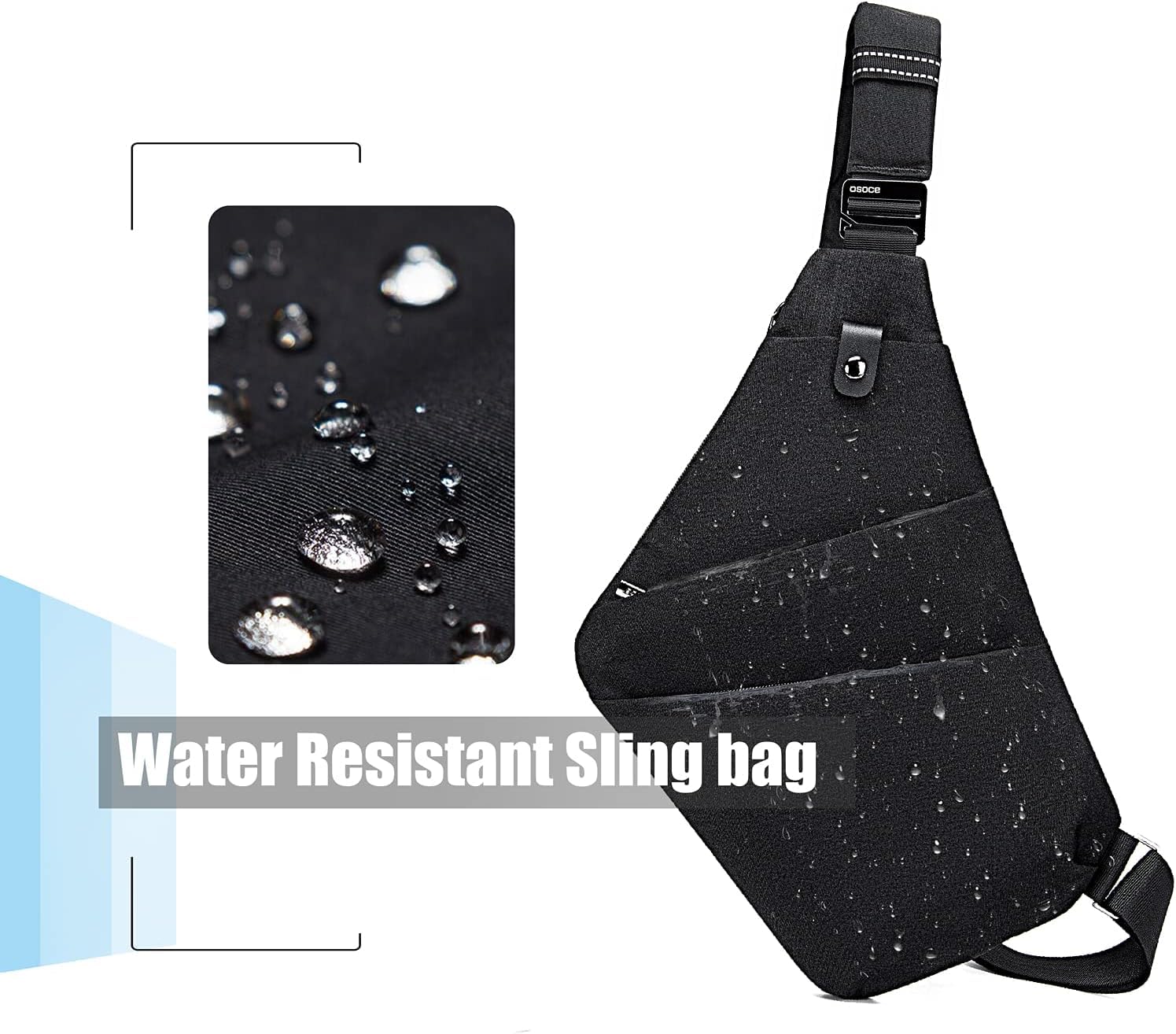 Men's Anti-Theft Sling Bag - Travel & Casual Crossbody Shoulder Bag