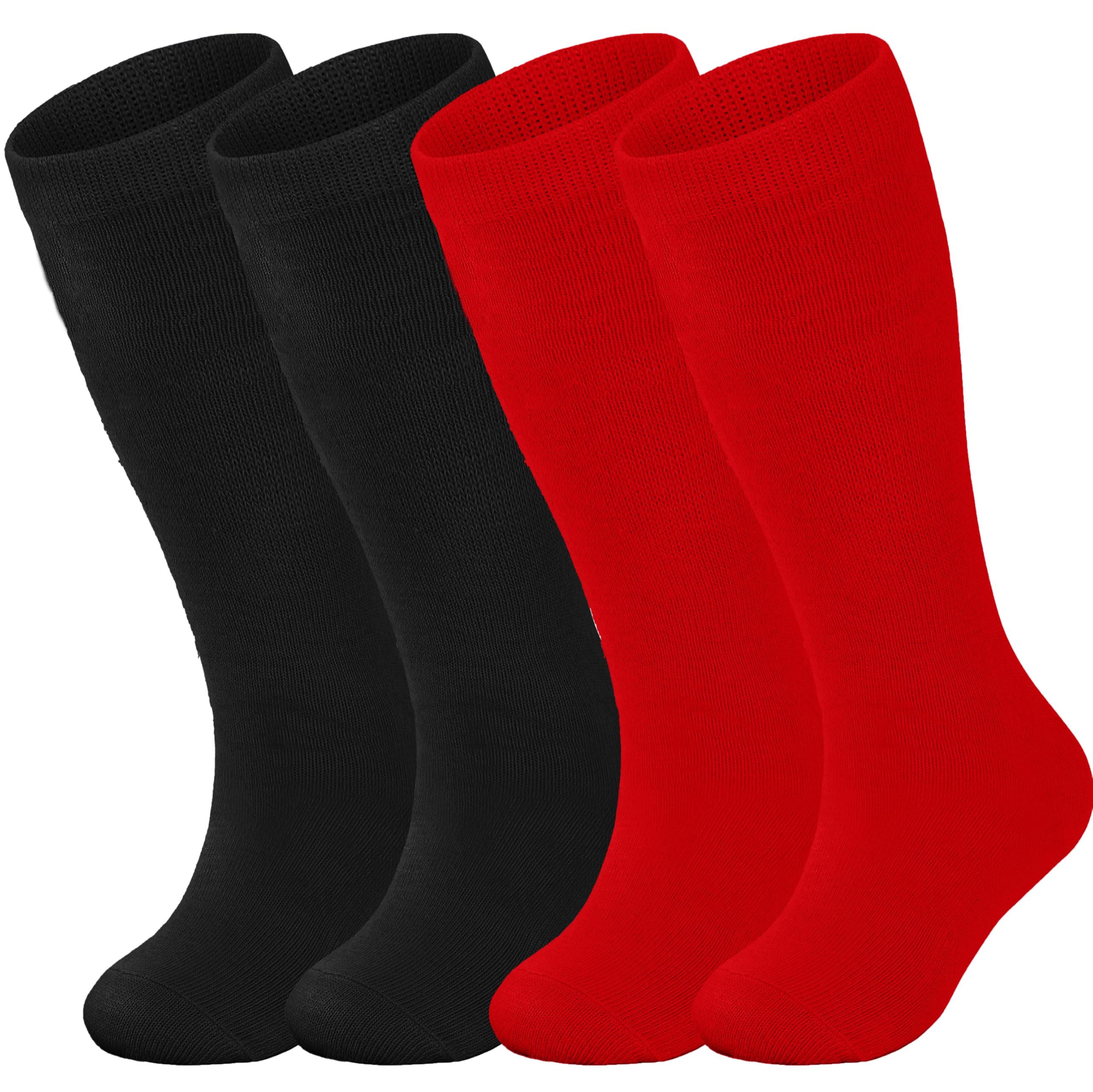 YMYDYFC Toddler Soccer Socks for Boys & Girls - Knee High Athletic Socks for Youth Baseball & Softball (2 Pairs) - Perfect for Sports, Training & Casual Wear