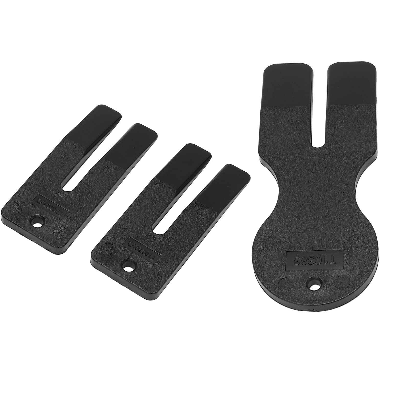 3pcs Car Door Trim Wedge Panel Clip Removal Tool Set (T10383, T10383-1, T10383-2) - Professional Auto Interior Panel Repair Kit for Door Panel Removal & Installation