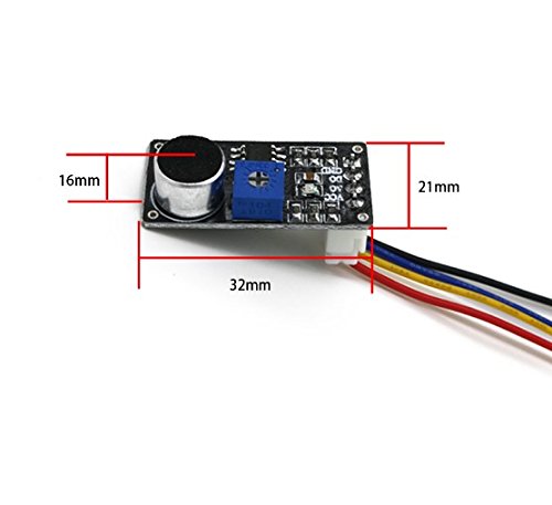 1PCS Level Signal Output Microphone Sensor - High Sensitivity Sound Detection Module for Home Security, DIY Electronics & Robotics Projects