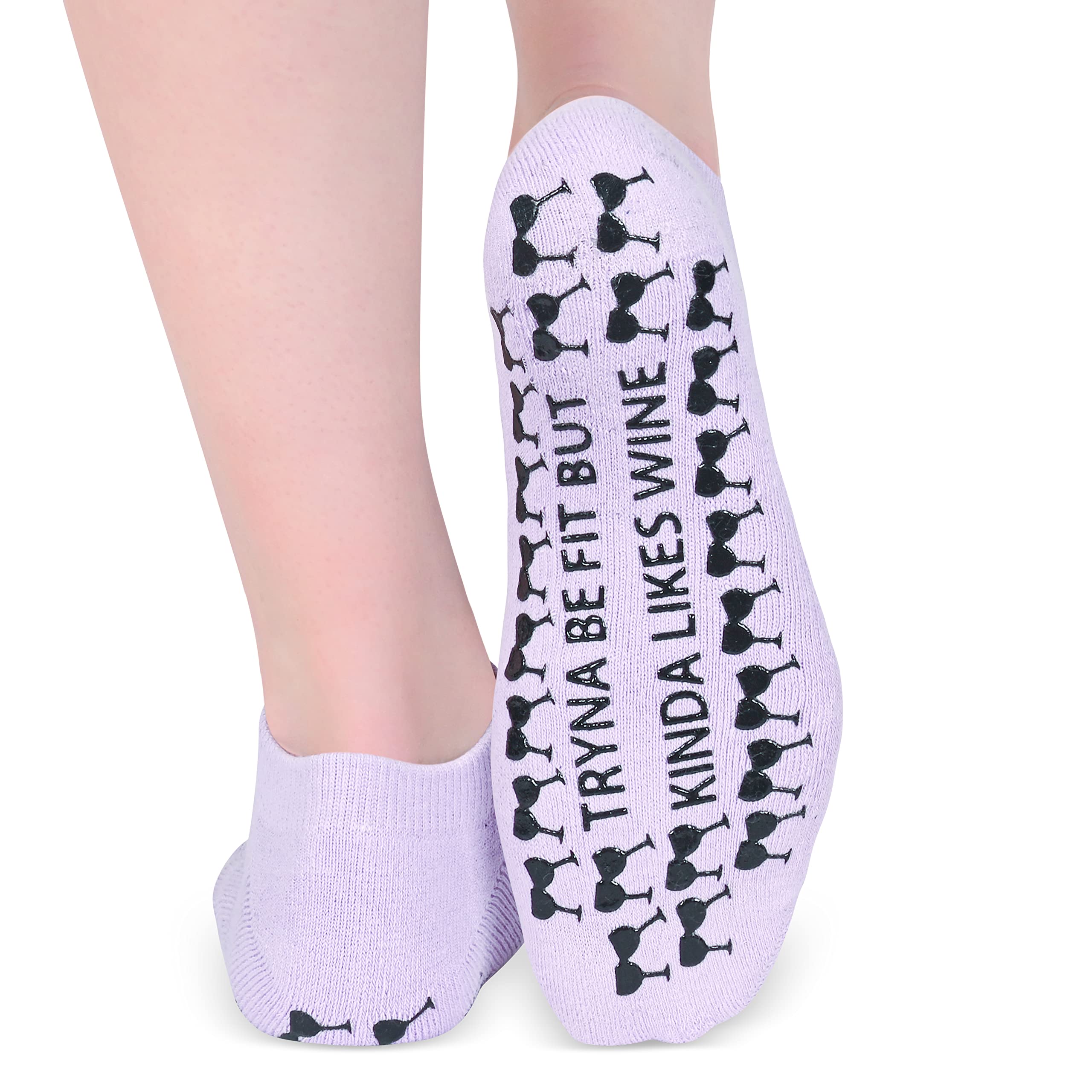 Non-Slip Sticky Grip Socks for Women - Perfect for Barre, Pilates, Lagree, Yoga & Dance - Stay Secure During Workouts & Home Fitness Sessions