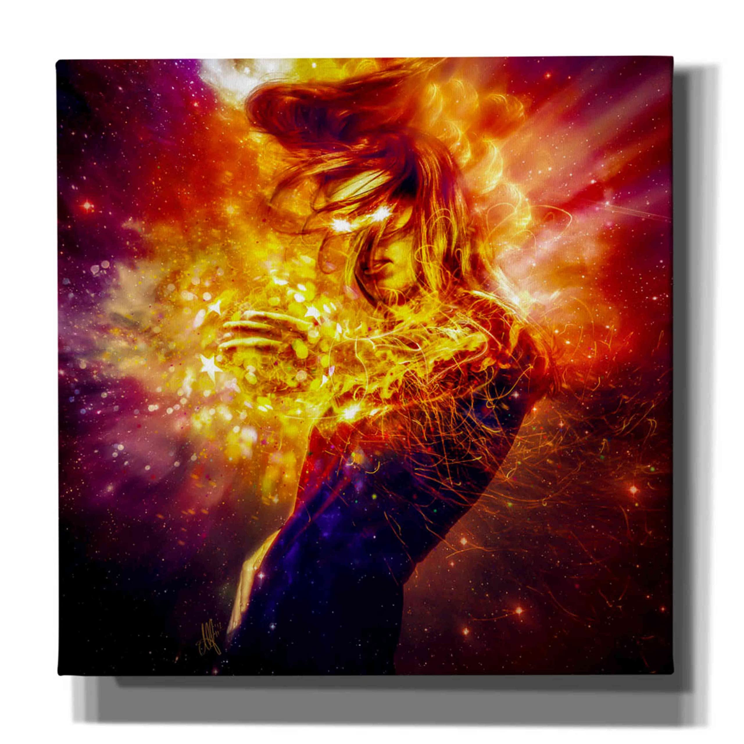 Cortesi Home 'Magic' by Mario Sanchez Nevado - 40x40 Inch Modern Canvas Wall Art for Living Room, Bedroom & Office Decor | Stretched Framed Ready to Hang