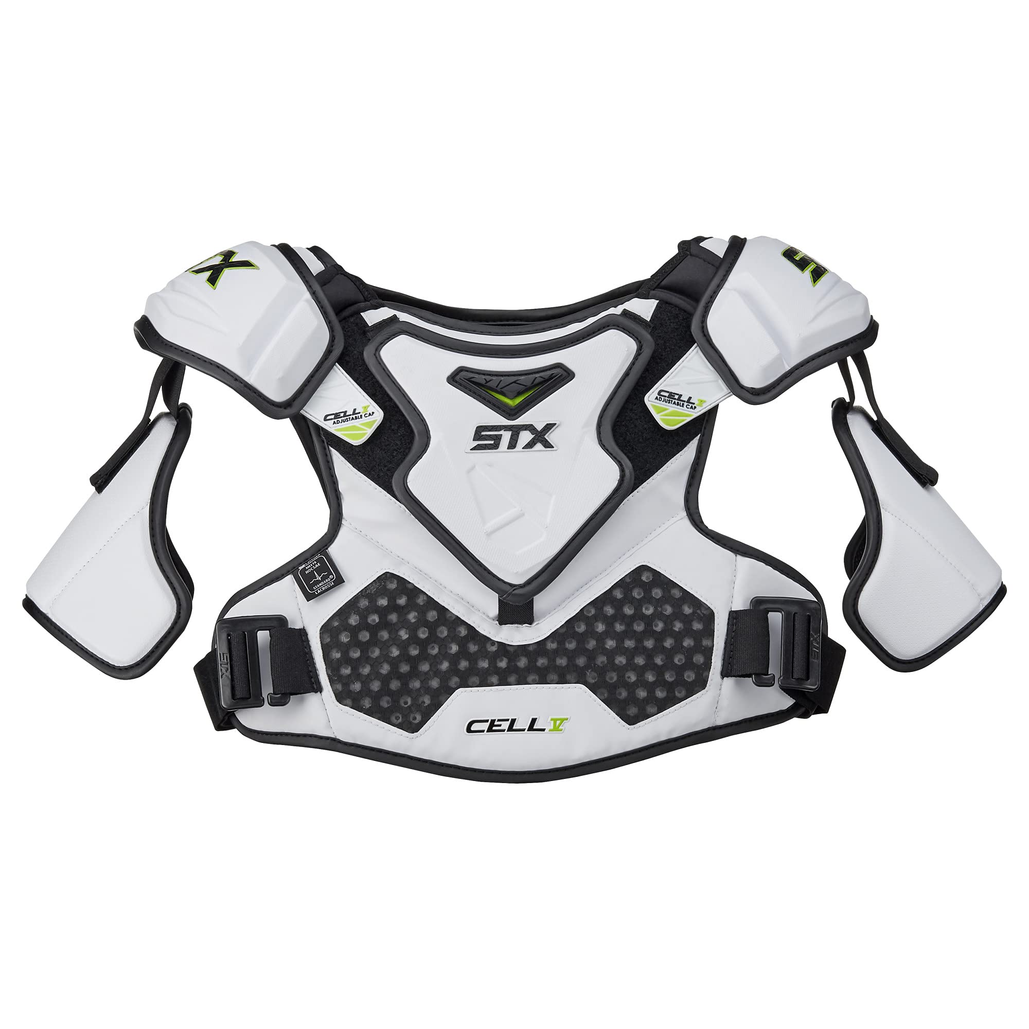 STX Cell V Men's Lacrosse Shoulder Pads - Lightweight Protective Gear for Lacrosse Players - Perfect for Training, Games & Competitive Play