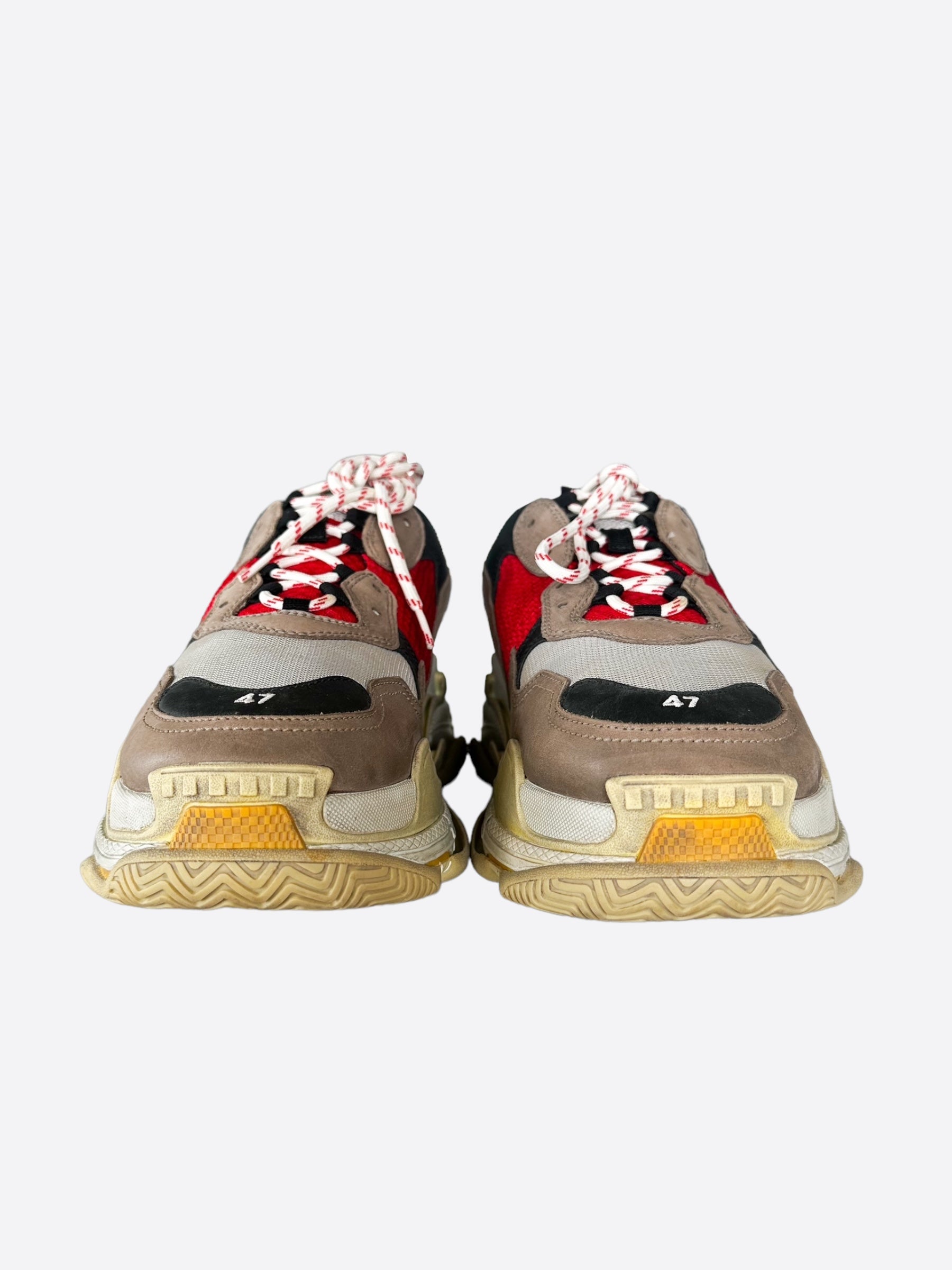 Balenciaga Triple S Sneakers in Beige & Multicolor - Chunky Dad Shoes for Men & Women | Perfect for Streetwear, Casual Outfits & Fashion Statements