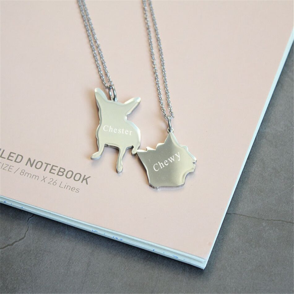 Custom Pet Cat Memorial Necklace - Personalized Engraved Cat Portrait Pendant - Perfect for Pet Loss Remembrance & Sympathy Gifts for Cat Lovers