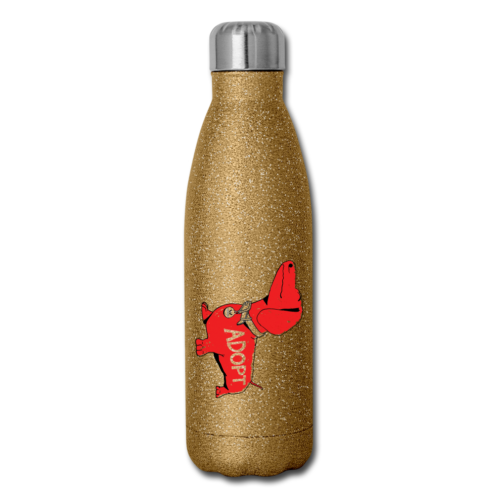 Big Red Dog Stainless Steel Water Bottle - 24oz Leakproof & Insulated for Hot & Cold Drinks - Perfect for Hiking, Gym & School - BPA Free Eco-Friendly Reusable Bottle