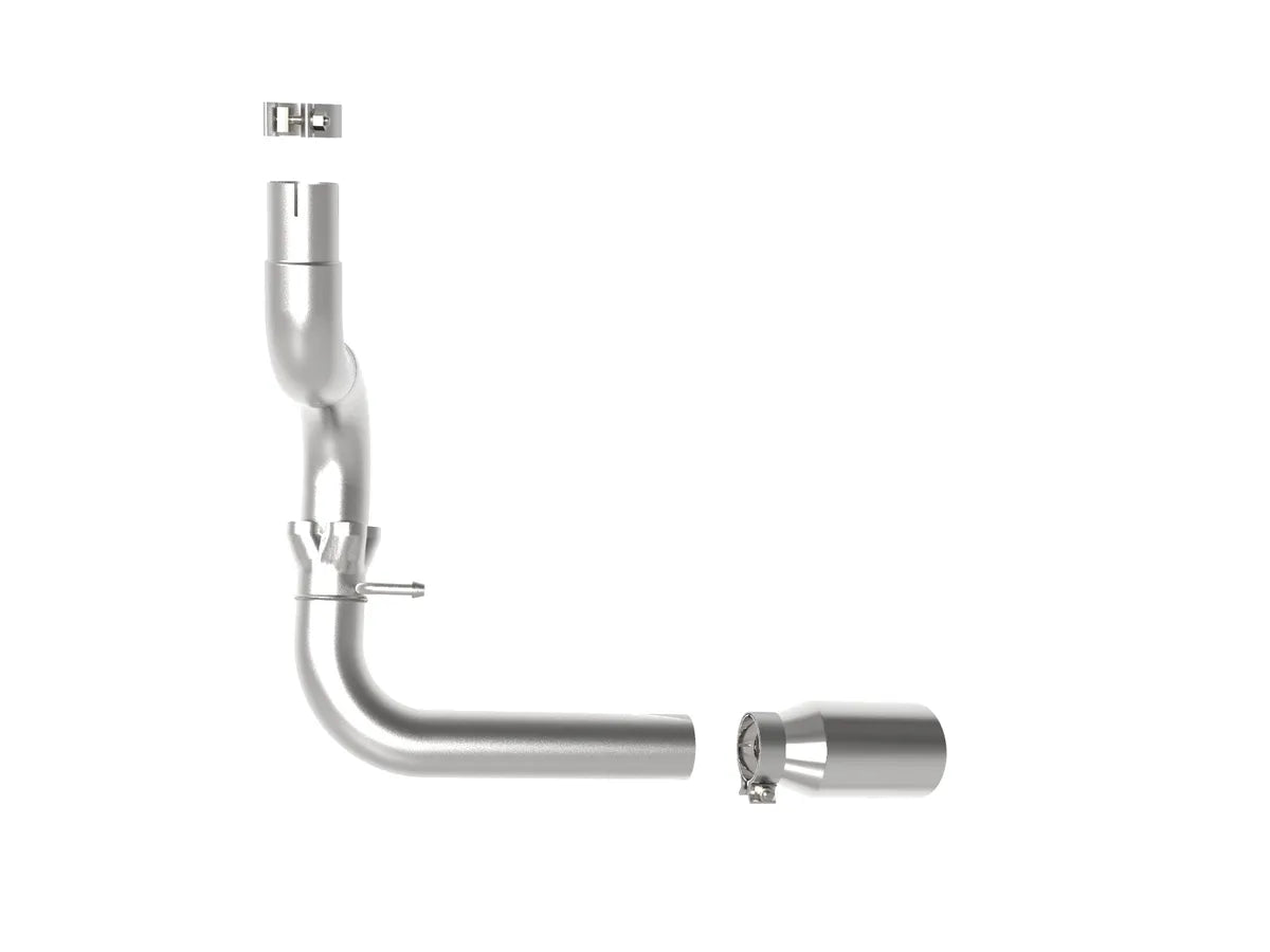 AFE Large Bore HD DPF Back Exhaust System with Polished Tip for 2020-2023 Jeep Wrangler 3.0L EcoDiesel V6 - Enhanced Performance & Aggressive Sound for Off-Road Adventures