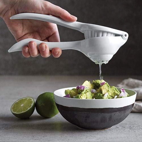 Premium Stainless Steel Citrus Press - Handheld Lemon & Lime Juicer for Fresh Juice - Perfect for Cocktails, Cooking & Healthy Drinks