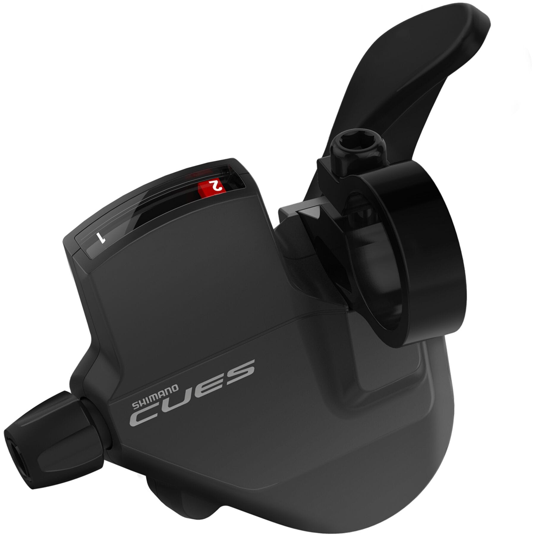 Shimano SL U4000 CUES Left Hand 2-Speed Bicycle Shift Lever with Gear Display - Perfect for Urban Commuting & Road Bikes