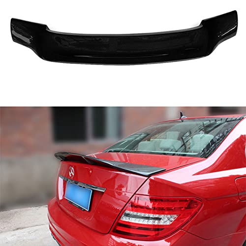 Carbon Fiber Rear Trunk Spoiler for 2008-2013 Mercedes-Benz W204 C-Class 4-Door Sedan - Enhance Style & Aerodynamics for Street & Show Cars