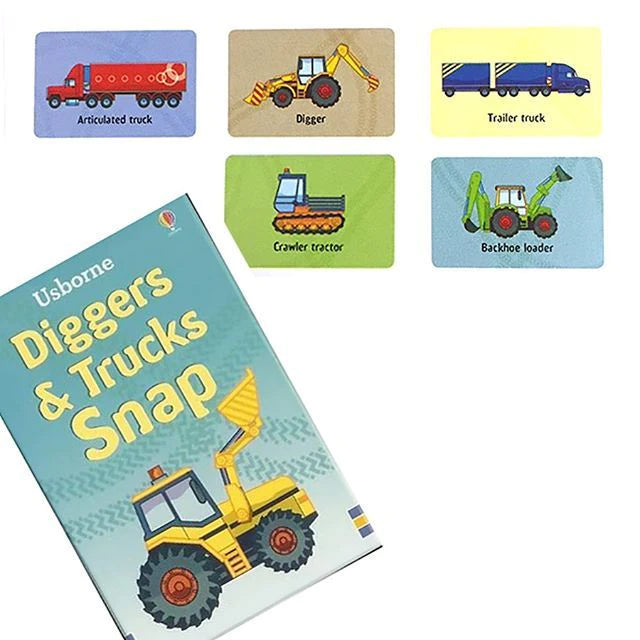Diggers & Trucks Snap - Kids Construction Toy Set for Imaginative Play | Perfect for Sandbox, Playroom & Outdoor Adventures