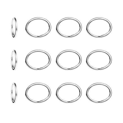 Oval Shape 12pcs Silver