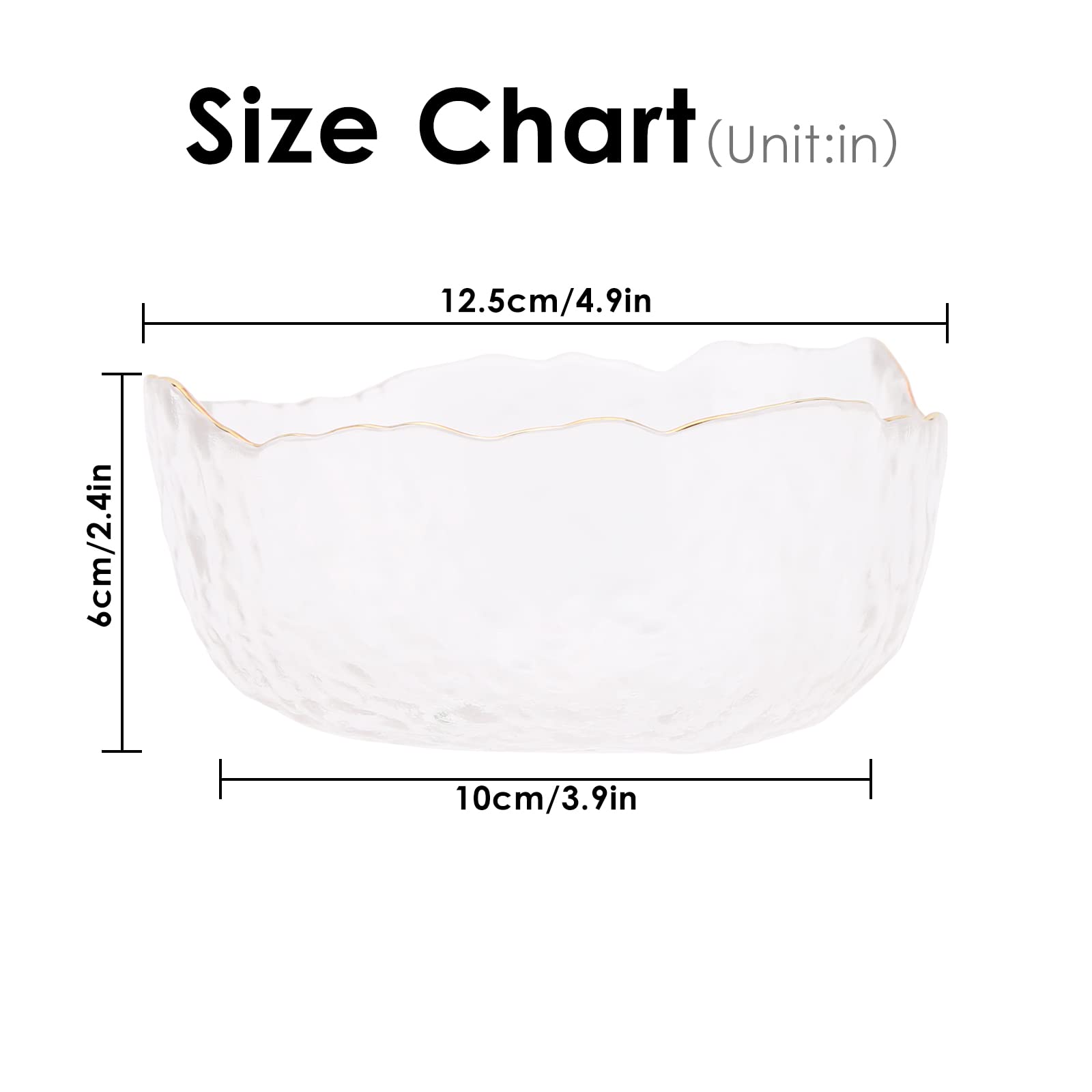 SOONHUA Nail Soaking Bowl for Manicure & Pedicure - Transparent Acrylic Hand Soak Tray for Nail Polish Removal, Cuticle Care & Spa Treatment | Perfect for Home Nail Salons & Professional Use