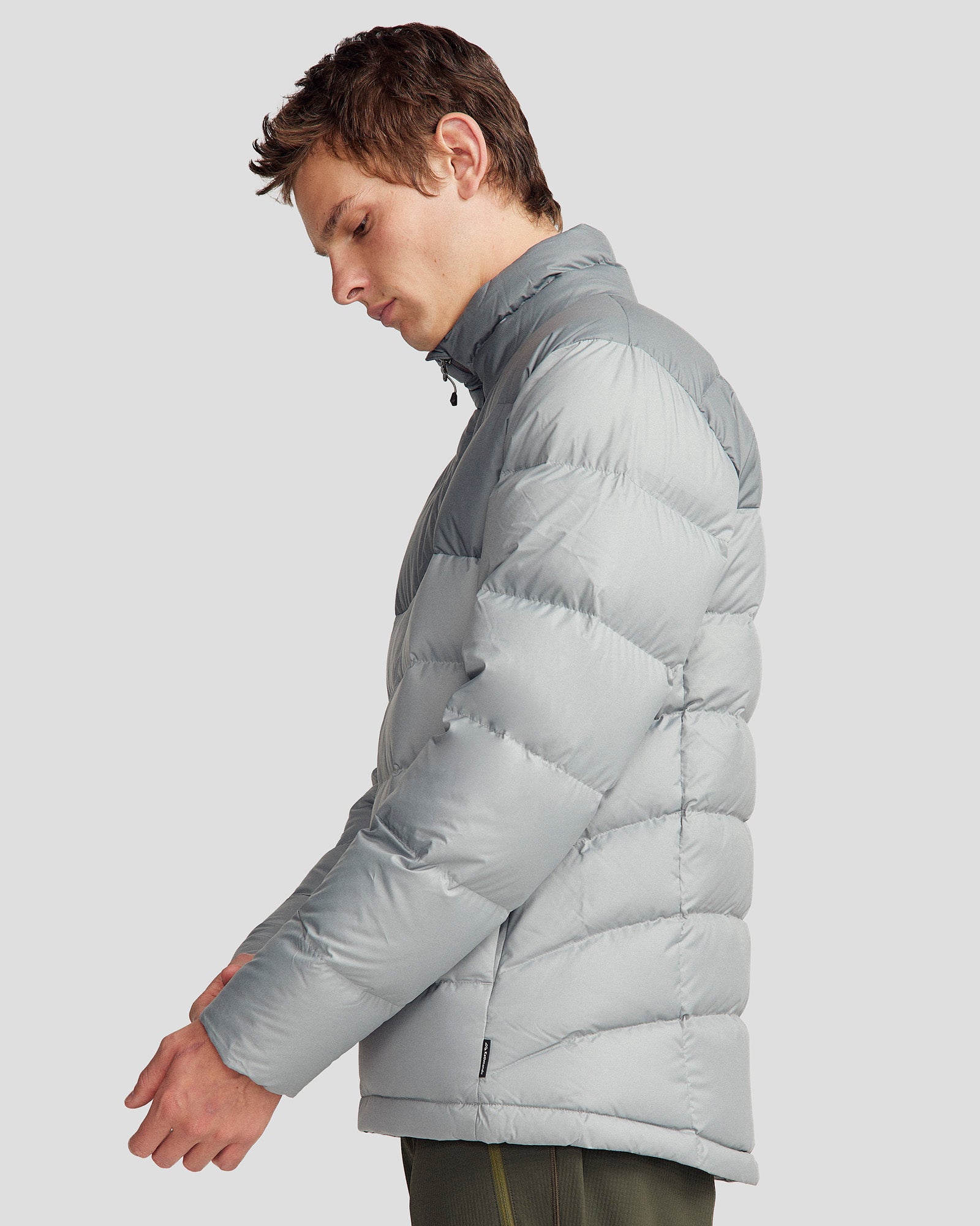 Men's Epiq Down Jacket - Lightweight Winter Coat, Waterproof & Windproof, Moon/Light Moon Color - Perfect for Outdoor Activities, Hiking & Cold Weather