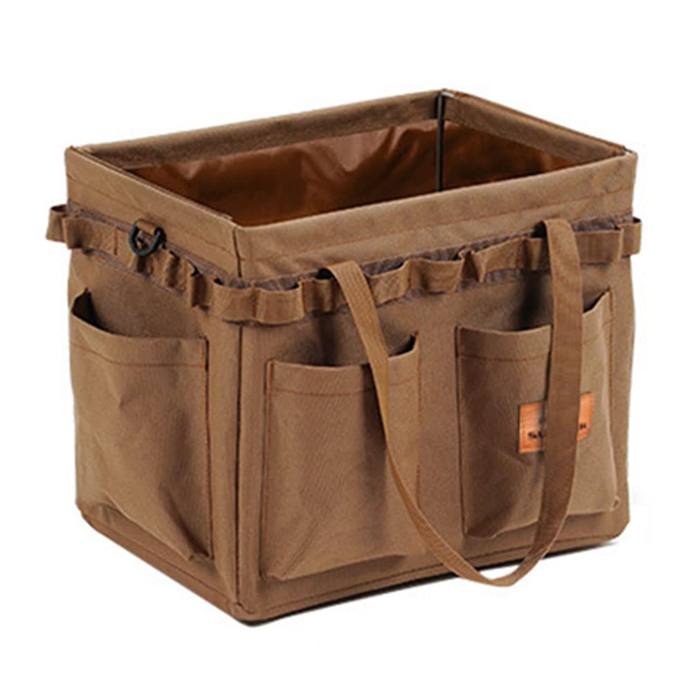 Foldable Storage Box for Camping, Picnic & Home Organization - Durable Oxford Cloth Multi-Purpose Organizer with 6 Features & 3 Color Options | Perfect for Outdoor Gear, Toys, and Household Items Storage