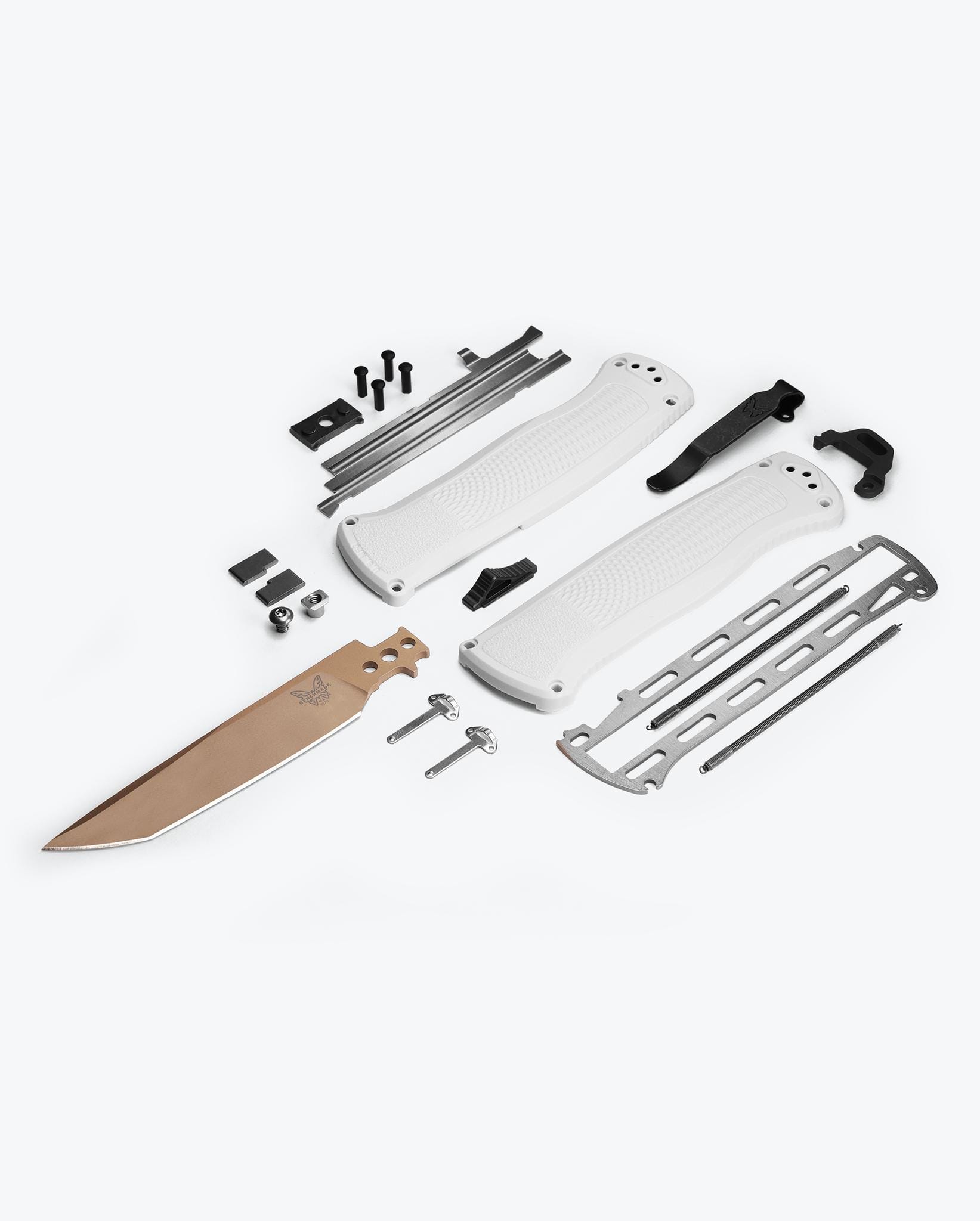Shootout® Cool Gray Grivory® Tanto Knife - Tactical EDC Folding Pocket Knife for Outdoor Camping, Hiking & Survival Gear