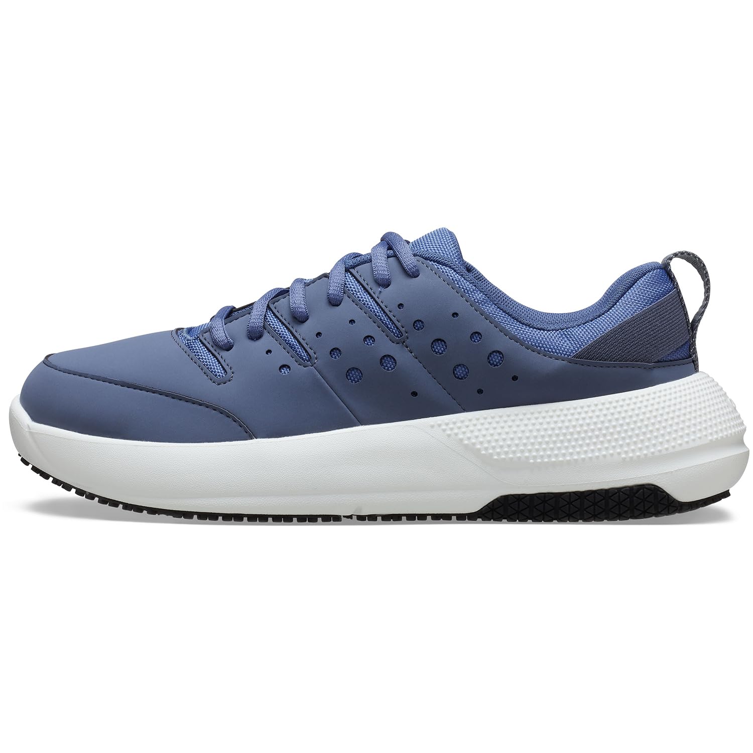 Crocs Men's On The Clock Slip-Resistant Work Sneakers - Non-Slip Shoes for Restaurant Workers, Chefs & Healthcare Professionals