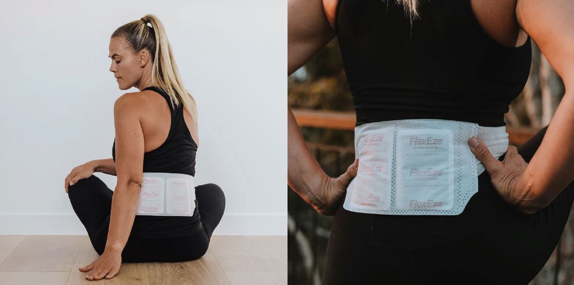 Flexeze Heat Body Wrap - 24 Pack | Reusable Heating Pad for Back Pain Relief, Muscle Soreness & Cramps | Perfect for Home, Office & Travel Use