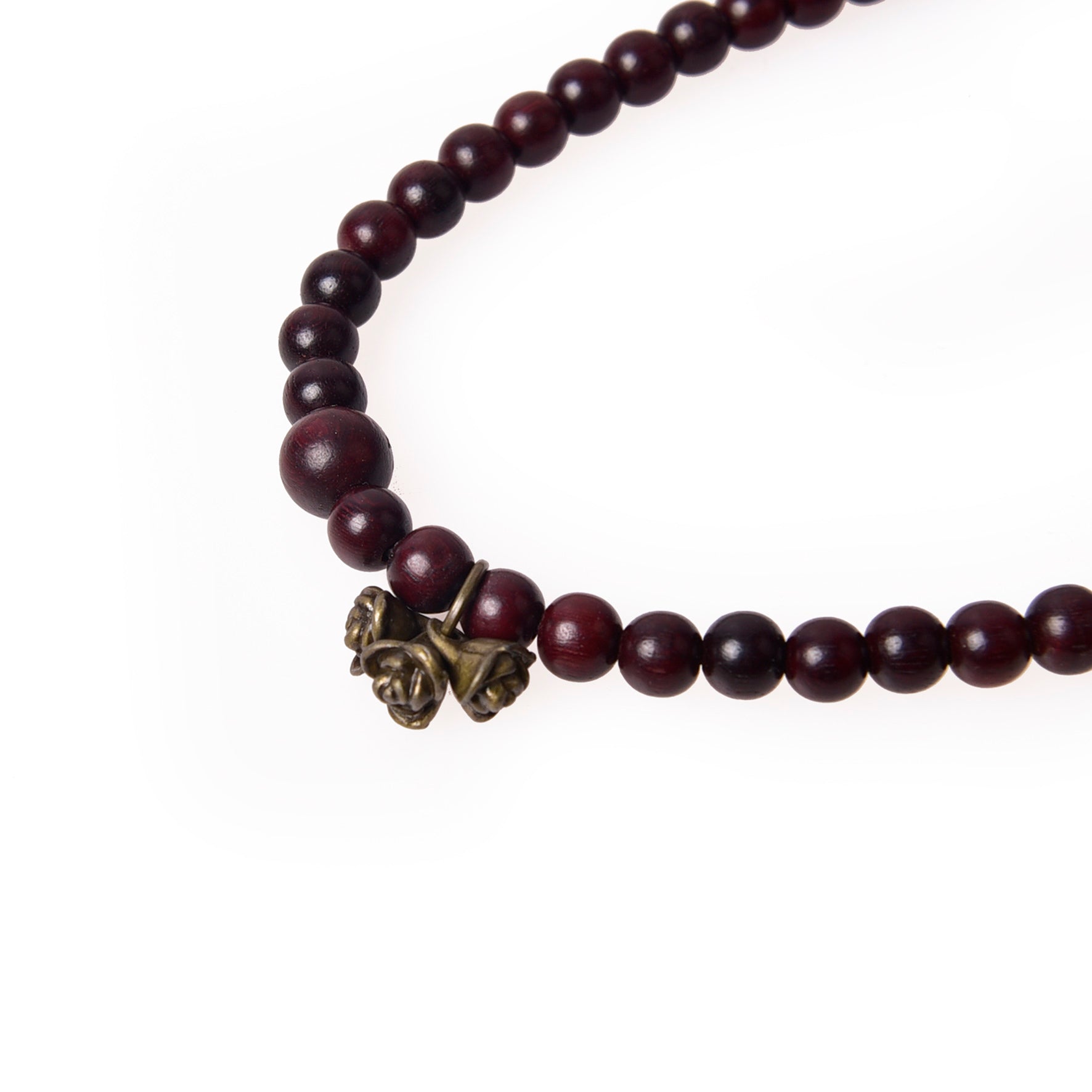 Handmade Wood Bead Bracelet for Women - Natural Boho Style Adjustable Wrap Bracelet - Perfect for Yoga, Meditation & Everyday Wear