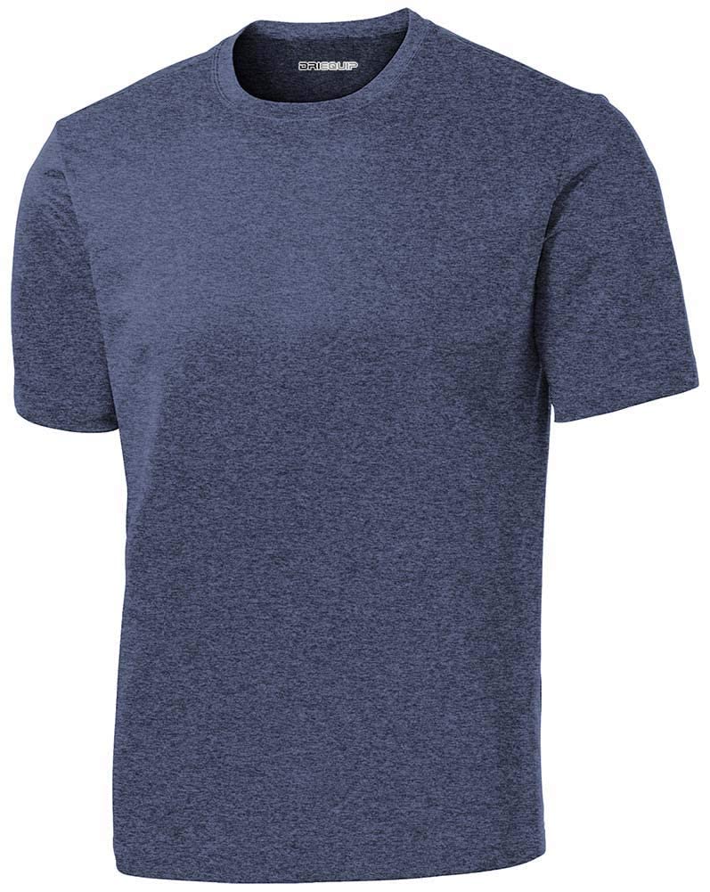 DRIEQUIP Men's Big & Tall Moisture Wicking Athletic T-Shirt - Breathable Quick Dry Workout Shirt for Gym, Running & Outdoor Activities