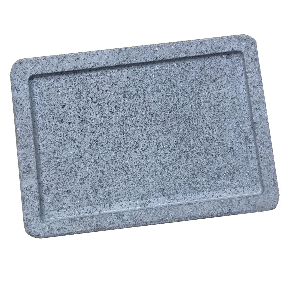 Premium Lava Grill Stone for Steak - 11.8x7.9x1 Inch Volcanic Cooking Plate for Oven, BBQ & Tabletop Grilling - Perfect for Meat, Fish, Vegetables & Pizza - Ideal for Backyard BBQs, Camping & Outdoor Cooking