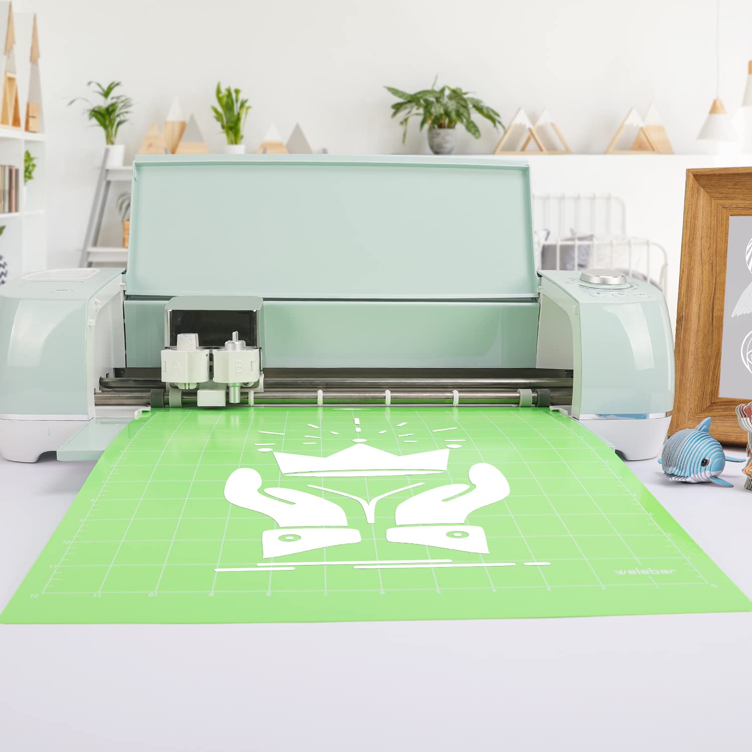 Premium 5-Pack Cricut Cutting Mats (12x12 Inch) - StandardGrip/LightGrip/StrongGrip/FabricGrip Replacement Mats for Cricut Maker, Maker 3, Explore 3 & Air 2 - Perfect for DIY Crafts, Scrapbooking, Vinyl Cutting & Fabric Projects