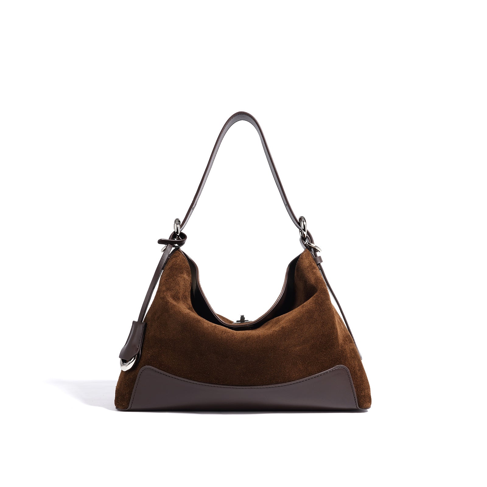 Stylish Suede Leather Shoulder Bag for Women - Fashionable Crossbody Purse with Adjustable Strap - Perfect for Work, Travel & Everyday Use