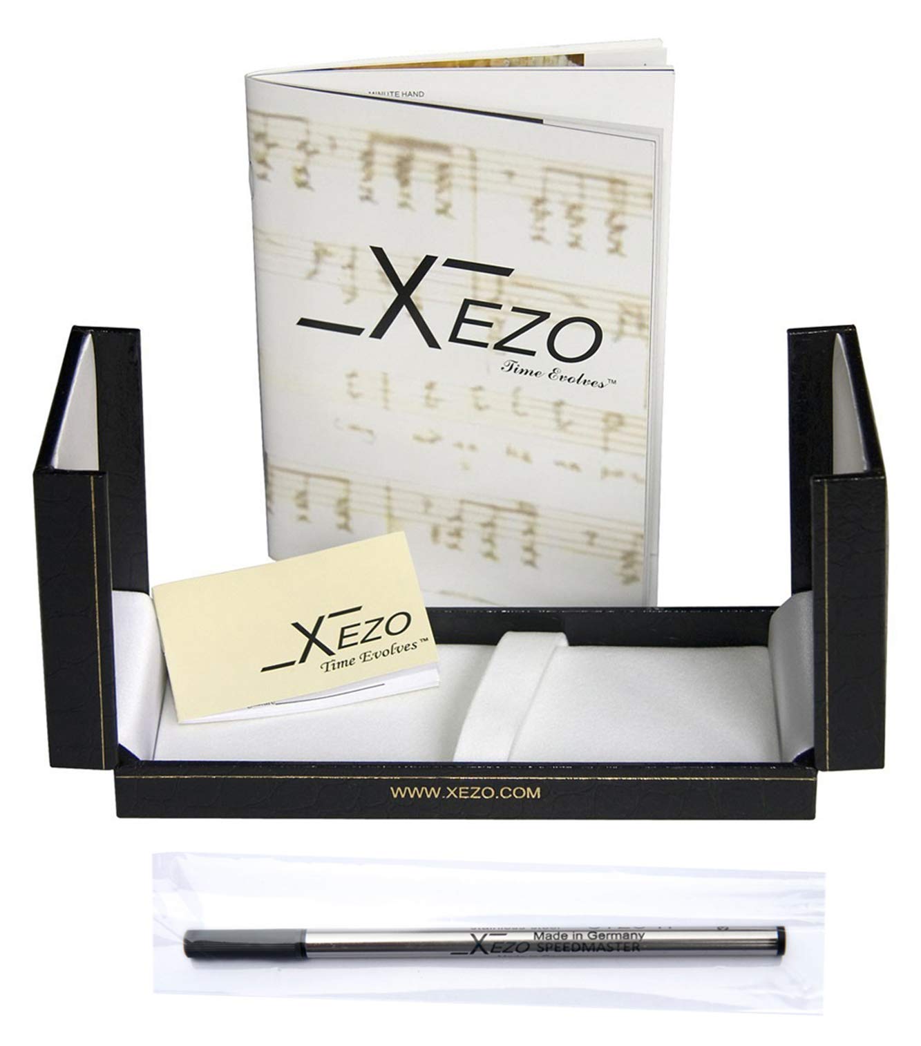 Xezo Maestro Fine Point Rollerball Pen - Natural New Zealand Pāua Abalone Shell Inlay & 18K Gold Plating | Handcrafted Limited Edition Serialized Luxury Writing Instrument for Professionals, Gifts & Collectors