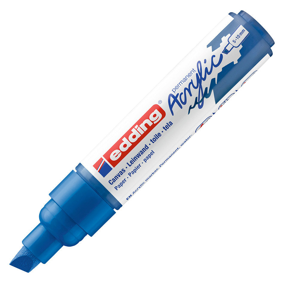 edding 5000 Acrylic Paint Marker - Broad Tip Permanent Marker for Glass, Metal, Plastic, Wood, Ceramics - Ideal for DIY Crafts, Signage, and Industrial Labeling