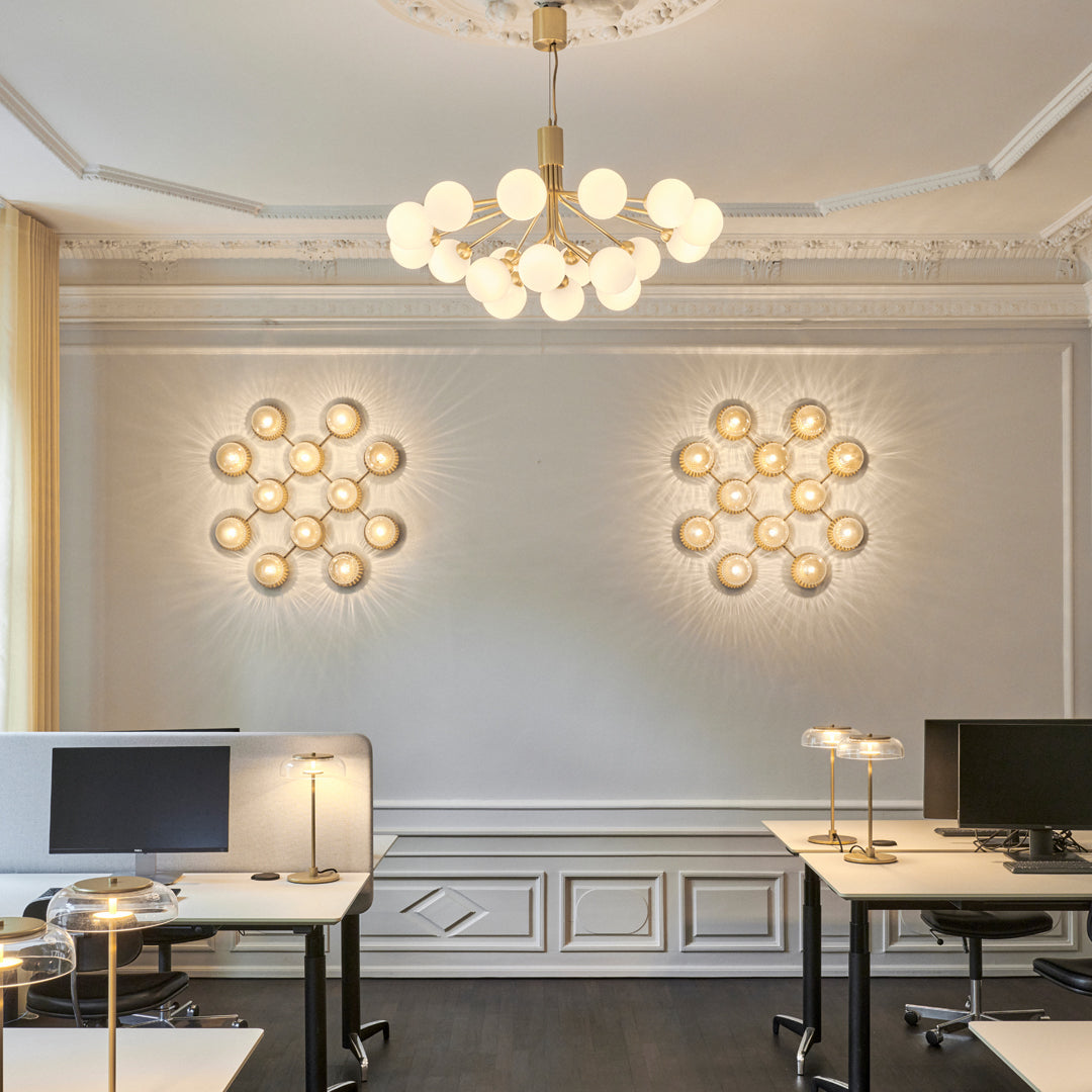 Apiales 18-Light Crystal Chandelier - Elegant Dining Room Lighting Fixture for Home Decor & Luxury Interior Design