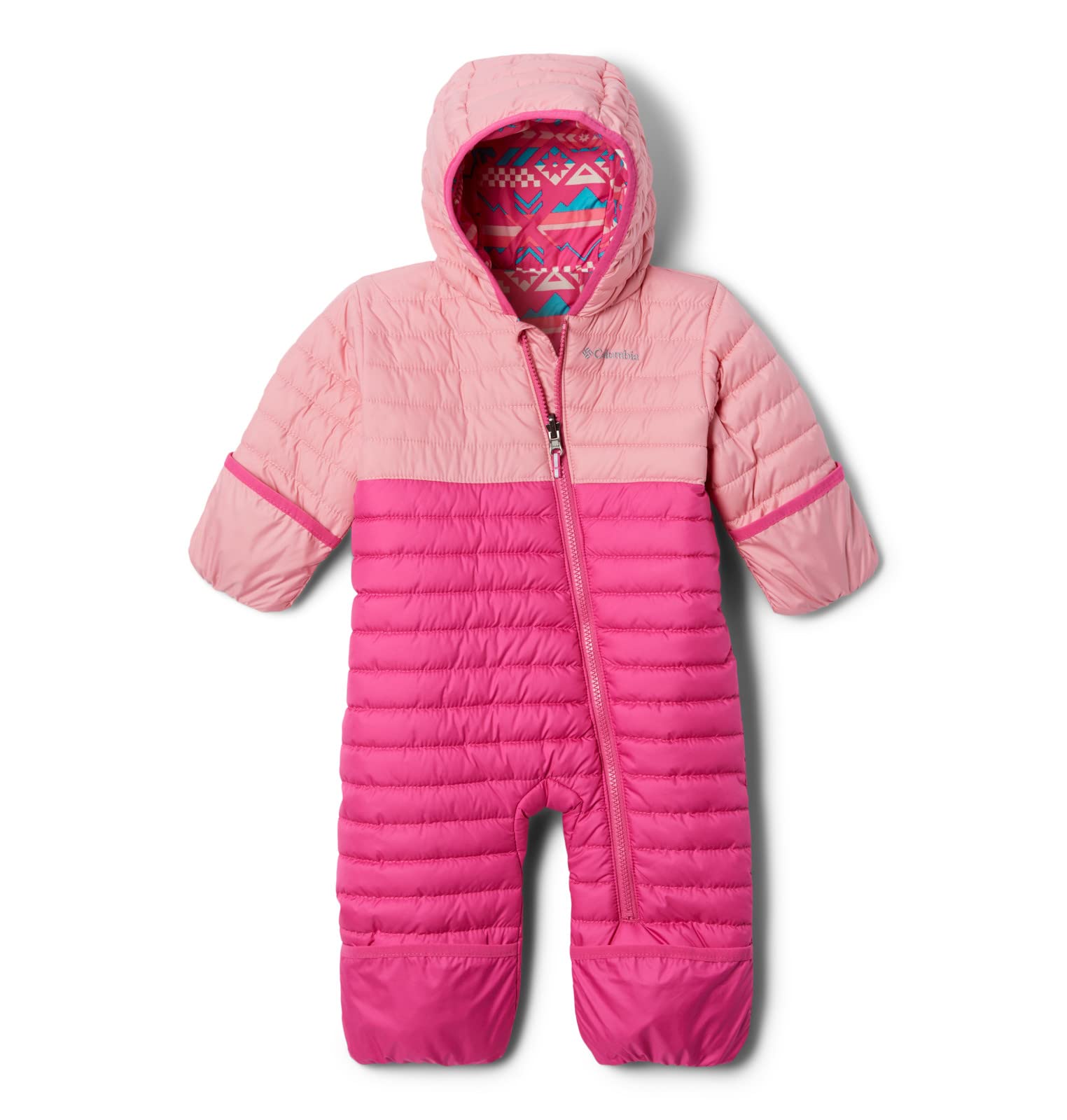 Columbia Baby Unisex Powder Lite Reversible Bunting - Warm Winter Snowsuit for Infants & Toddlers - Perfect for Outdoor Play, Snow Days & Cold Weather Adventures