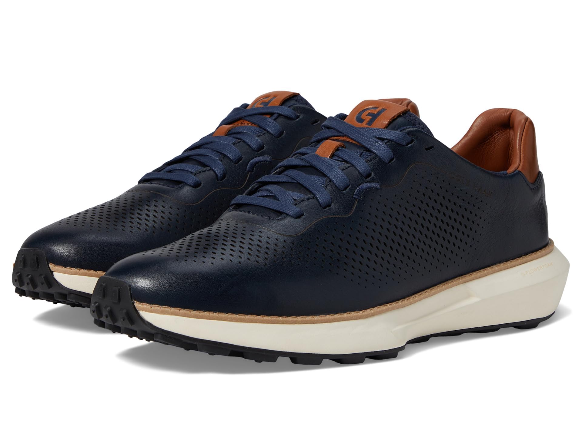 Cole Haan Men's Grandpro Ashland Laser Perf Sneaker - Lightweight Comfortable Walking Shoes for Men, Breathable Casual Sneakers with Cushioned Support - Perfect for Work, Travel & Everyday Wear