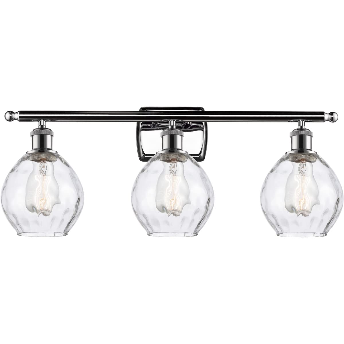 Innovations 516-3W-PC-G362-LED Small Waverly 3 Light Bathroom Vanity Fixture - Polished Chrome Finish - Ballston Collection - Perfect for Bathroom Mirror Lighting and Modern Home Decor