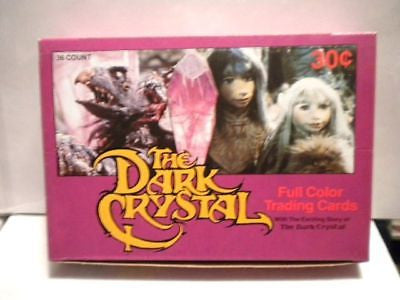 Vintage 1985 David Bowie Dark Crystal Movie Trading Cards Complete Set - Collectible Memorabilia for Fans & Movie Enthusiasts | Perfect for Display, Gifts, and Nostalgic Collections