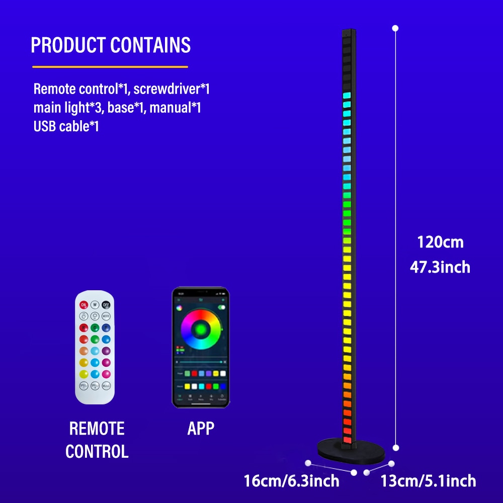 Wireless Bluetooth Music APP Remote Control for LED Light Bar - Perfect for Parties, Home Theater & Mood Lighting