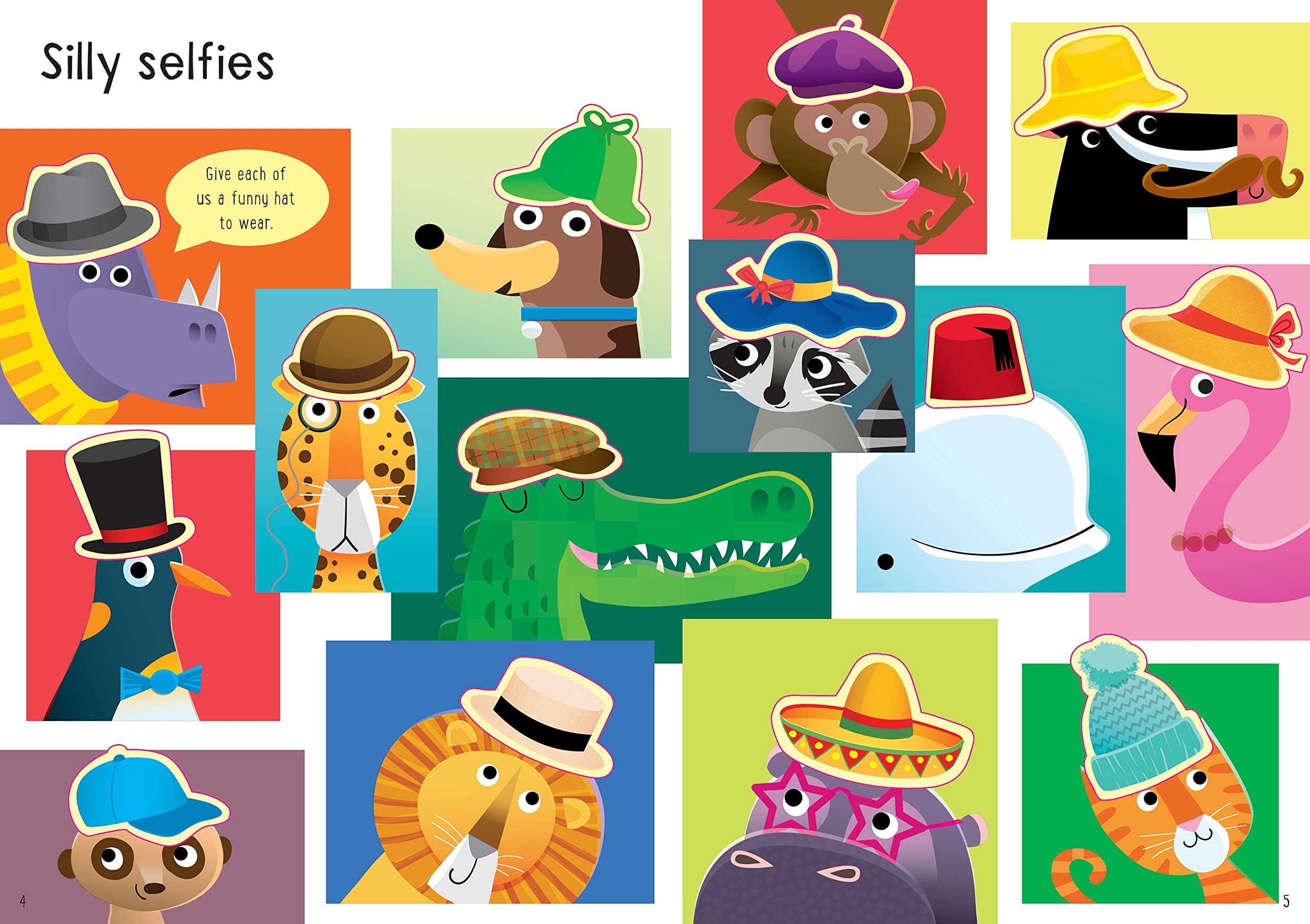Funny Hats Stickers for Kids - Creative Play & Crafting