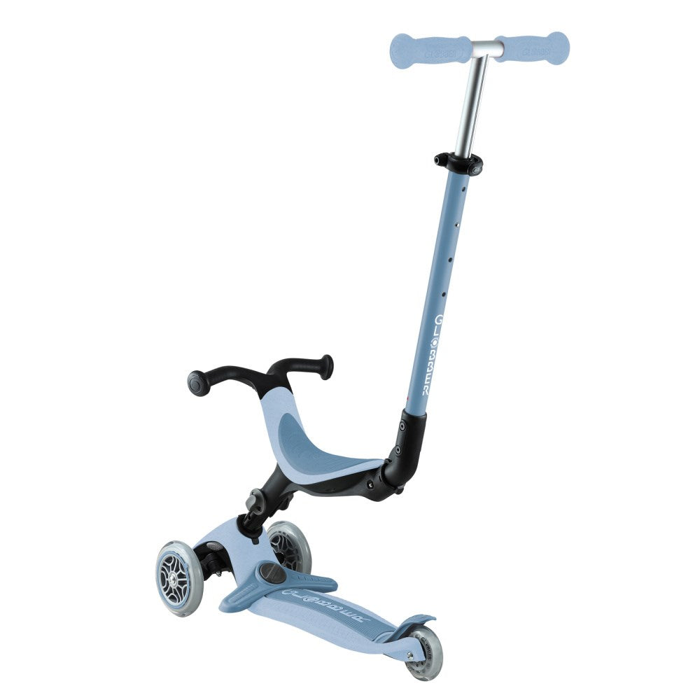 Globber Go Up Active Ecologic Foldable Scooter for Kids & Adults - Lightweight Commuter Scooter for Urban Travel, School, Park & Outdoor Adventures