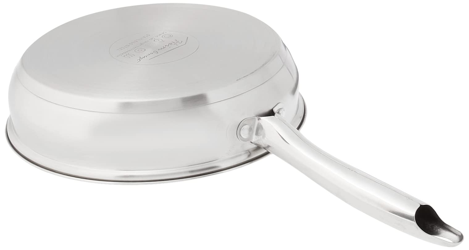 Heim Concept 12-Piece Stainless Steel Cookware Set - Silver | Nonstick Pots & Pans for Induction Cooking, Oven Safe to 500°F | Perfect for Home Chefs, Professional Kitchens & Gift Giving