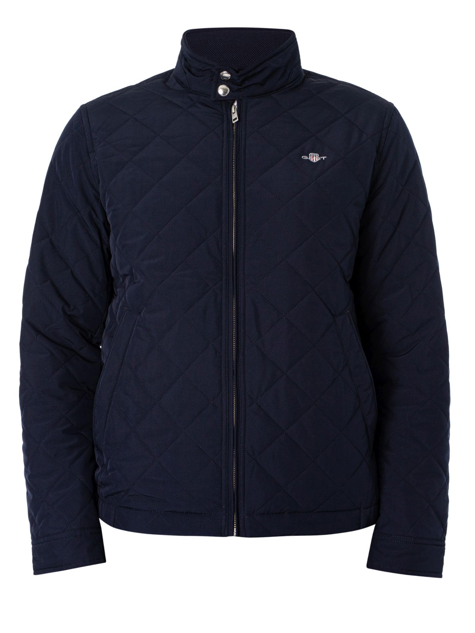 GANT Men's Lightweight Windbreaker Jacket - Water-Resistant, Breathable Outdoor Shell for Hiking, Running & Travel