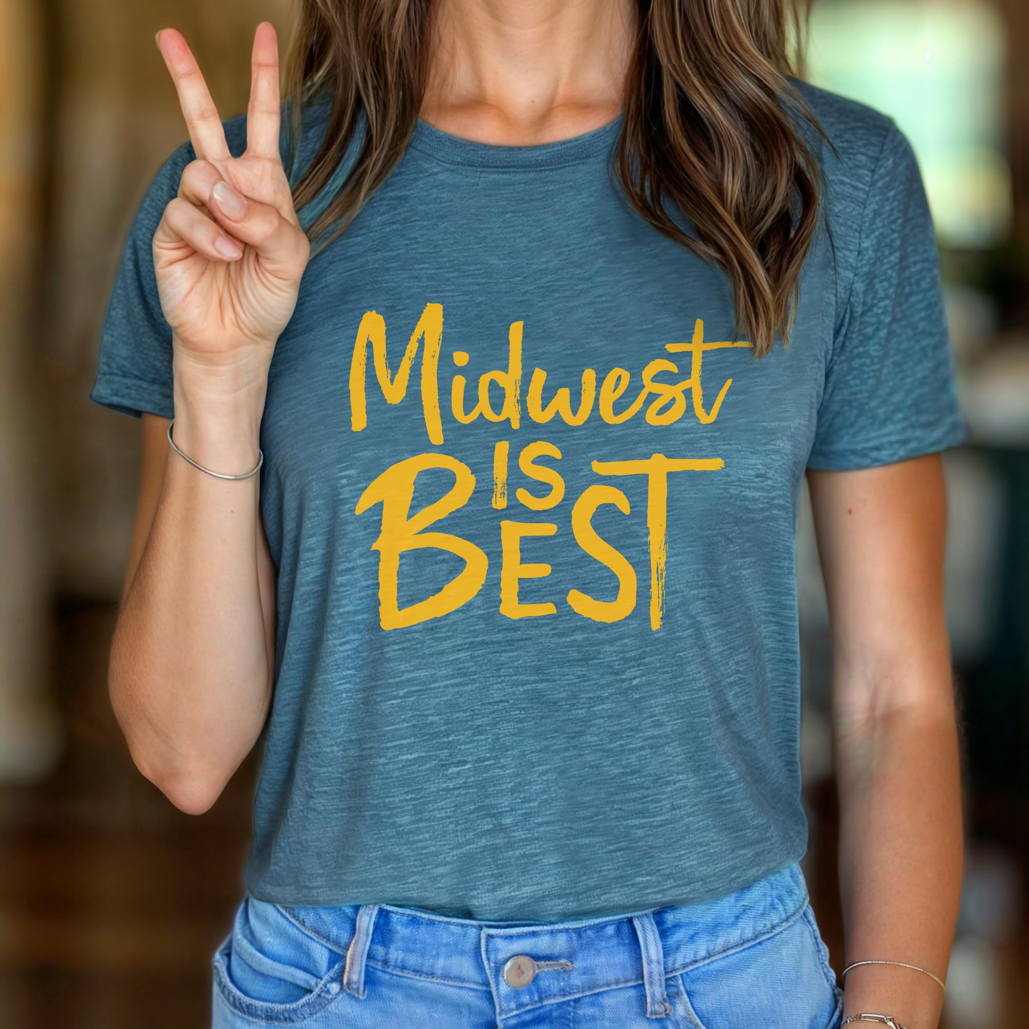 Midwest Pride T-Shirt - Softstyle Unisex Midwest Gift - Best Midwest State Home Apparel - Comfortable Cotton Tee for Everyday Wear, Travel & Midwest-Themed Events