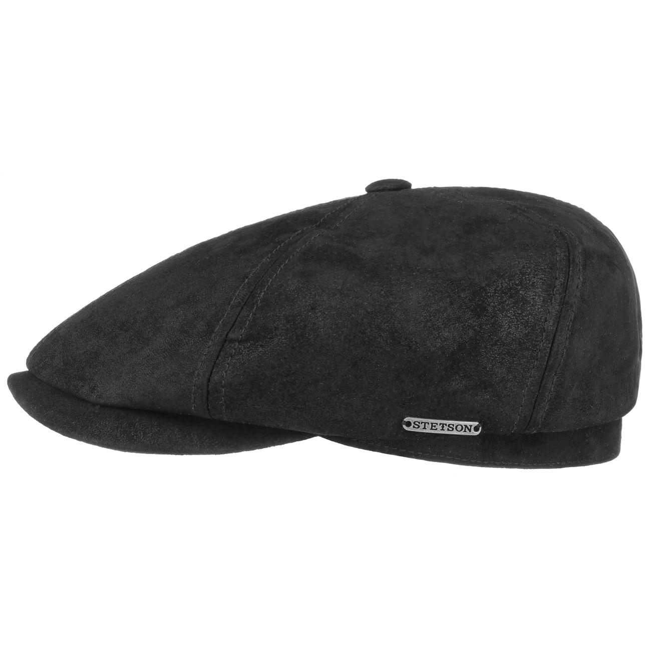 Stetson McCook Vintage Leather Cap for Men – Classic Western Cowboy Hat for Outdoor, Rodeo & Country Style Fashion