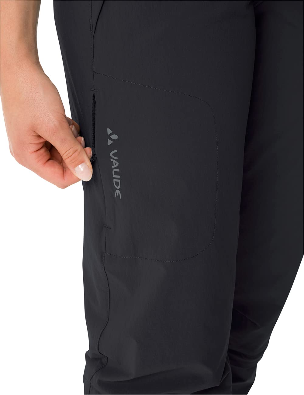 VAUDE Women's Farley Stretch III Hiking Pants - Lightweight, Water-Resistant & Breathable Outdoor Adventure Pants for Trail Running, Camping & Travel
