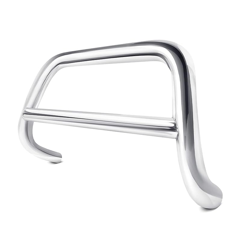 Black Horse A Bar No Skid Plate Stainless Steel Compatible with 2019-2024 Toyota RAV4 & 2021-2024 Toyota Venza | Heavy-Duty Underbody Protection for Off-Road Adventures & Winter Driving (CBS-TOB4802)