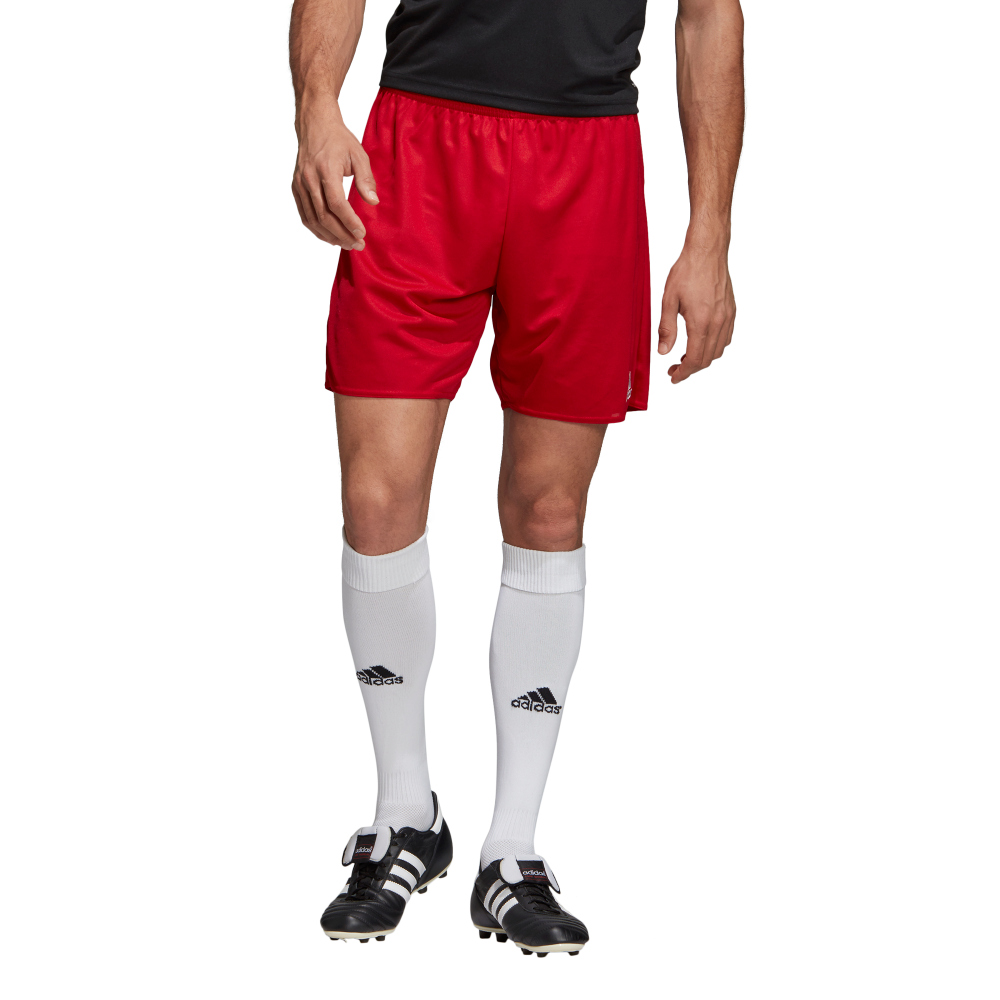 Adidas Youth Parma 16 Soccer Shorts - Red/White - Comfortable Athletic Shorts for Boys - Perfect for Soccer Practice, Training & Casual Wear