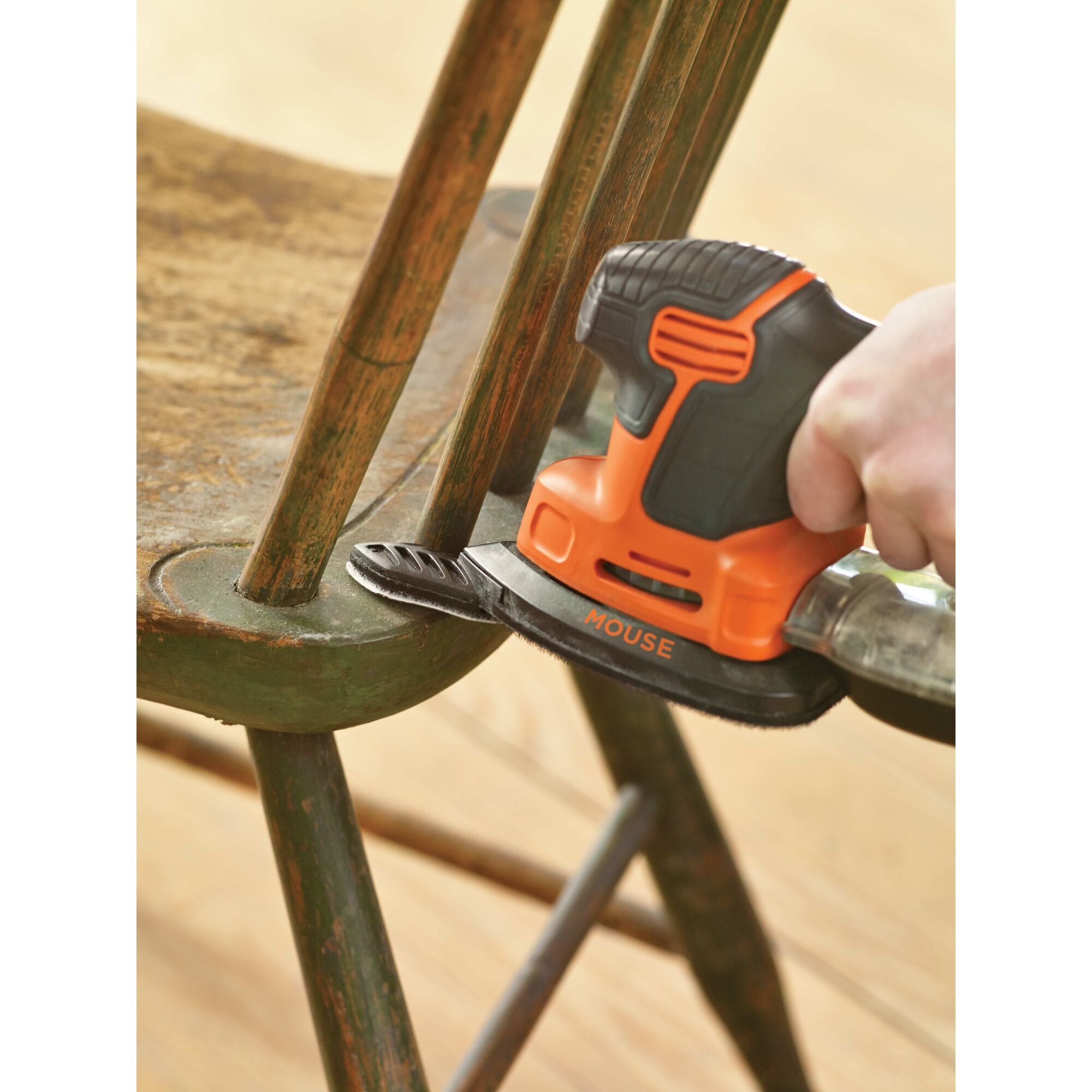 1.2 Amp Electric Detail Sander - Compact & Powerful Palm Sander for Woodworking, DIY Projects & Home Renovation - Perfect for Sanding Corners, Edges & Hard-to-Reach Areas