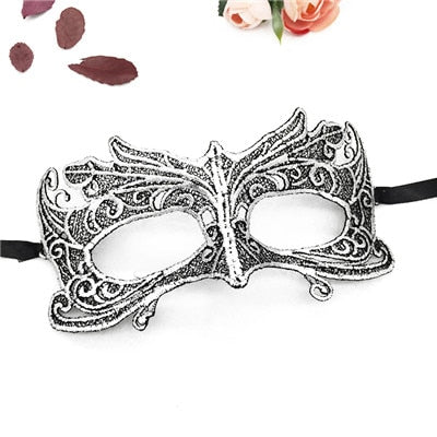 Silver Square Mask