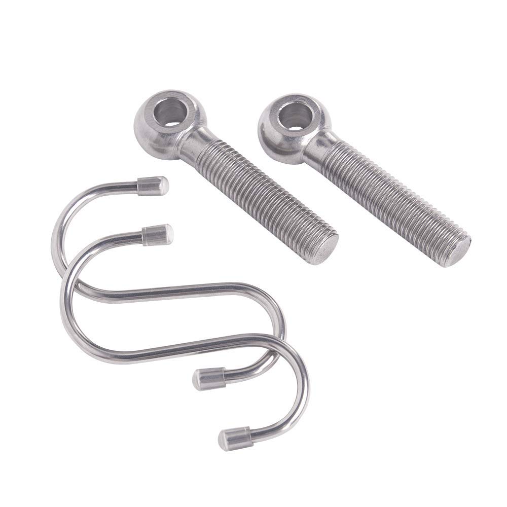 Durable Stainless Steel Doll S-Shaped Hooks 2-Pack - Perfect for Organizing Doll Clothes & Accessories in Playrooms or Display Cases